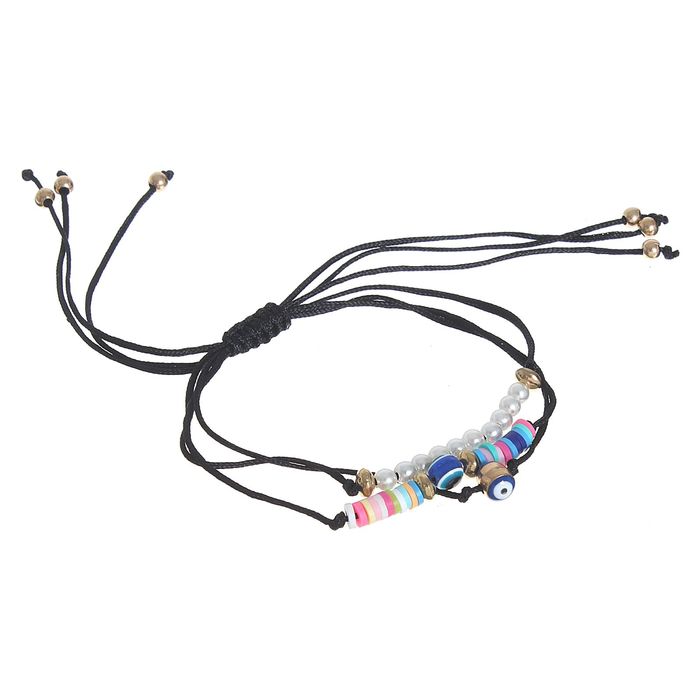 Браслет-оберег "Ассорти", цвет чёрный