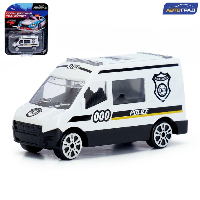 Машина металлическая "Полицейский транспорт", МИКС