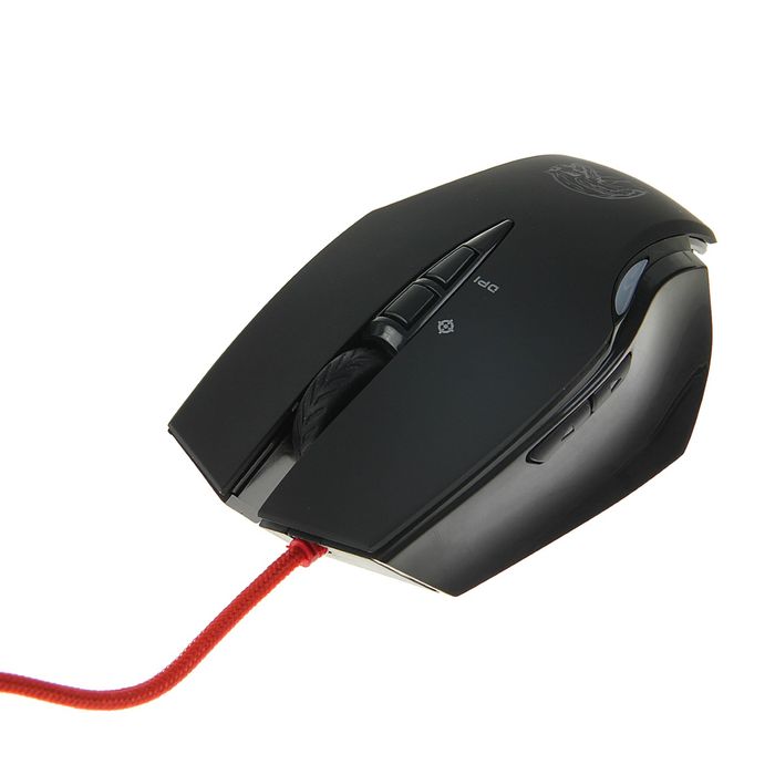 Мышь Qumo Dragon War Alien, проводная, оптическая, 1000/1500/2000/4000 dpi