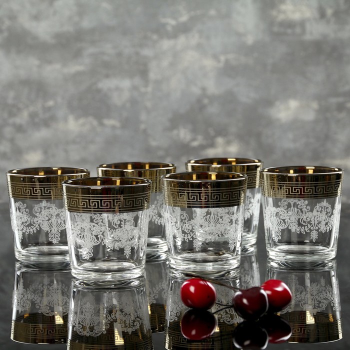 Набор стаканов 250 мл "Барокко", 6 шт