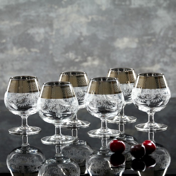 Набор бокалов для бренди 265 мл "Барокко", 6 шт