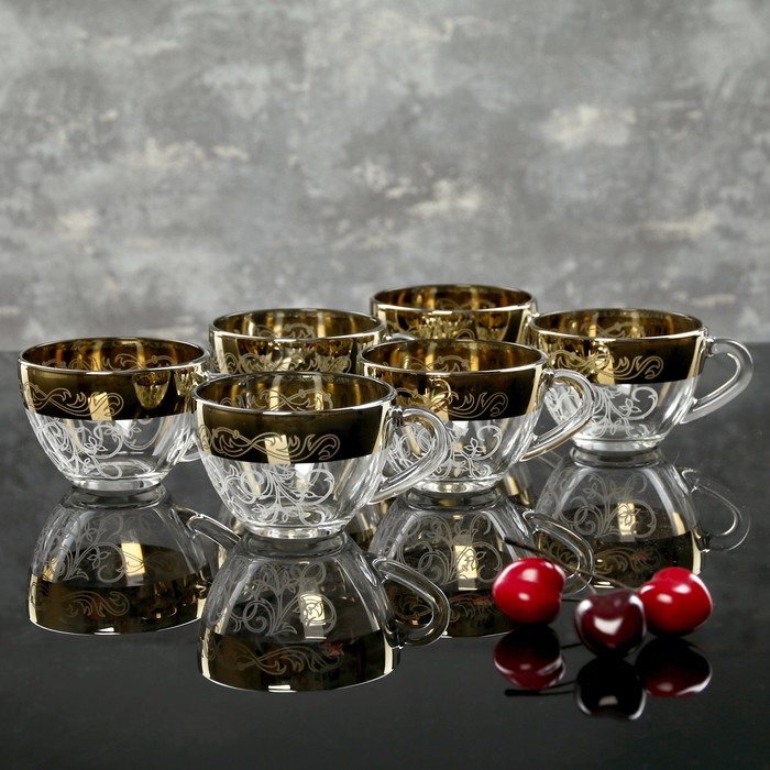 Набор кружек 200 мл "Вдохновение", 6 шт