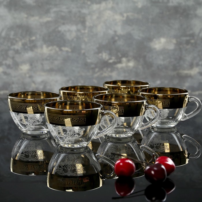 Набор кружек 200 мл "Барокко", 6 шт