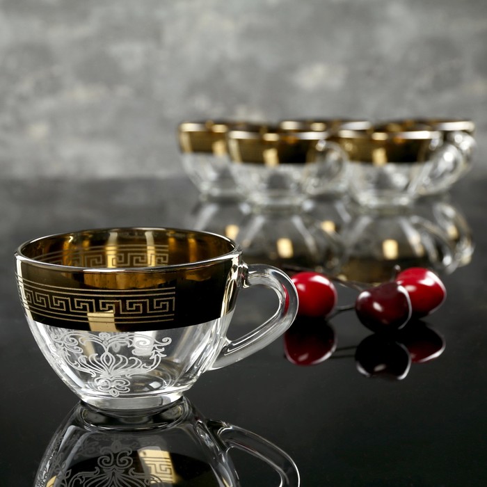 Набор кружек 200 мл "Барокко", 6 шт