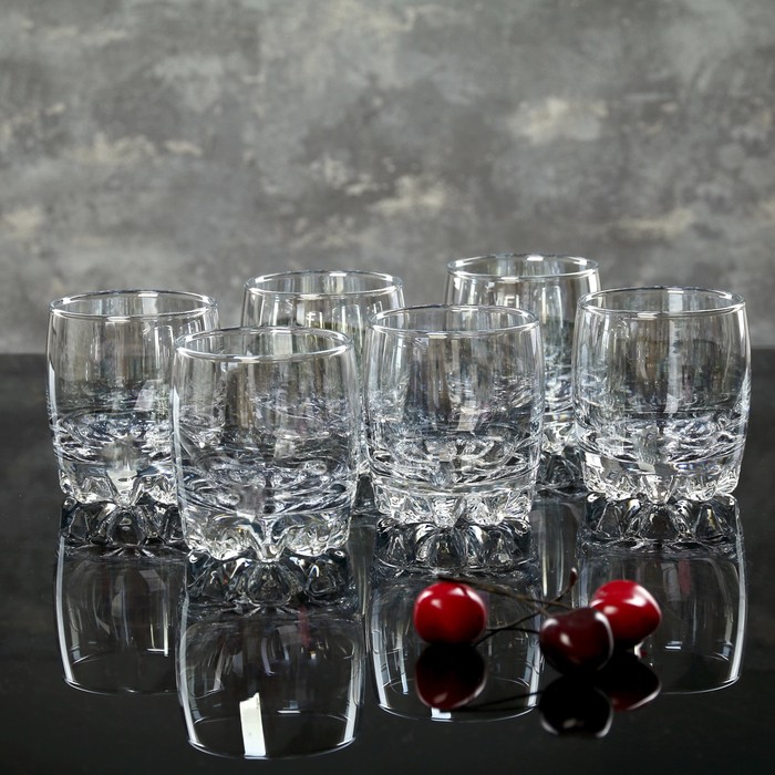 Набор стаканов для виски 315 мл "Радуга", 6 шт