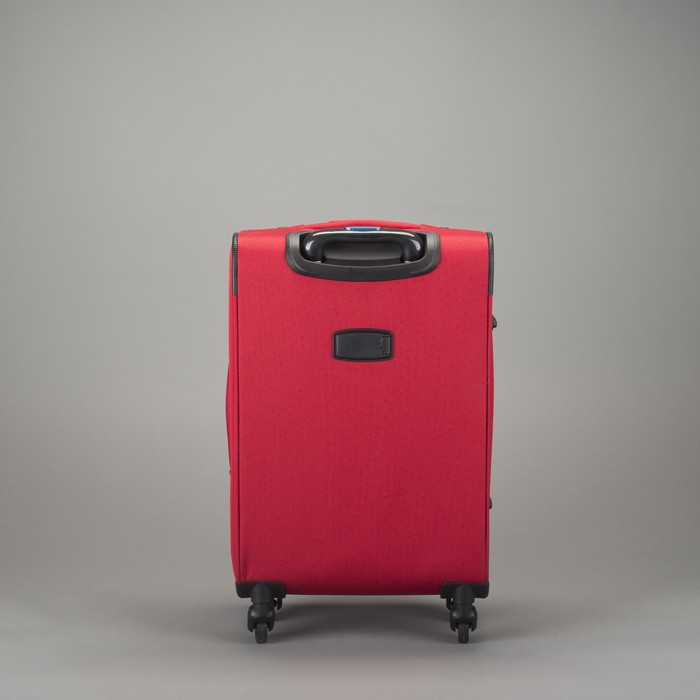 Чемодан с увеличением, малый, 20", 42 л, 4 колеса, цвет красный