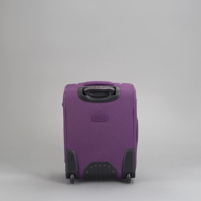 Чемодан малый с расширением, 20", 42 л, 2 колеса, цвет фиолетовый
