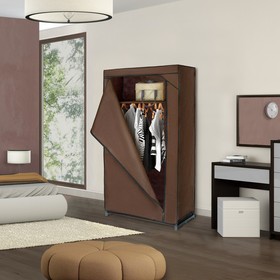 Шкаф для одежды, 75×44×160 см, цвет кофейный от Сима-ленд