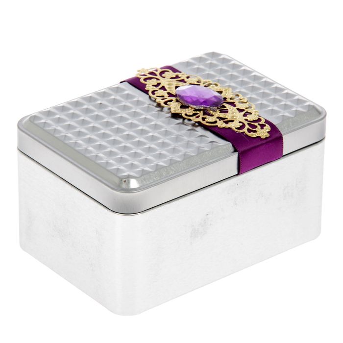 Шкатулка "Браво", серебро