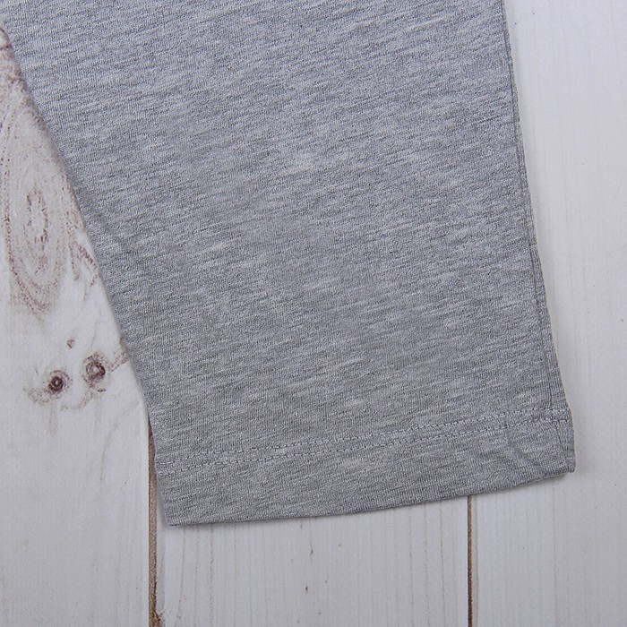 Пижама для девочки, рост 92 см (56), цвет светло-розовый/серый меланж