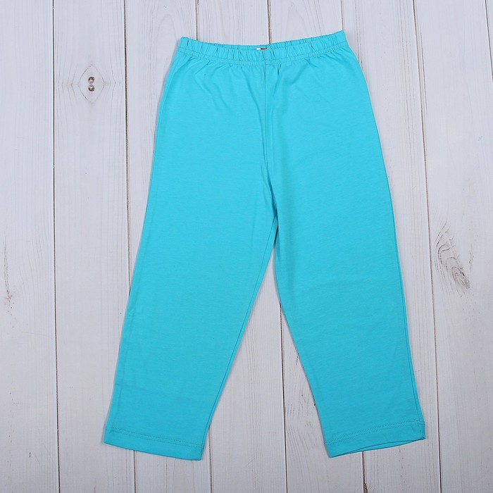 Пижама для девочки, рост 80 см (52), цвет розовый/бирюзовый