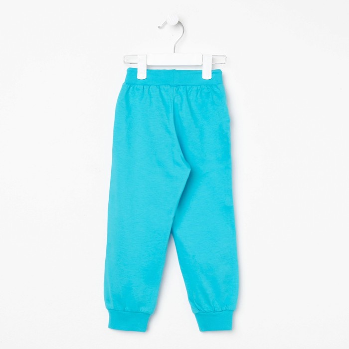 Брюки для девочки, рост 104 см (56), цвет бирюзовый