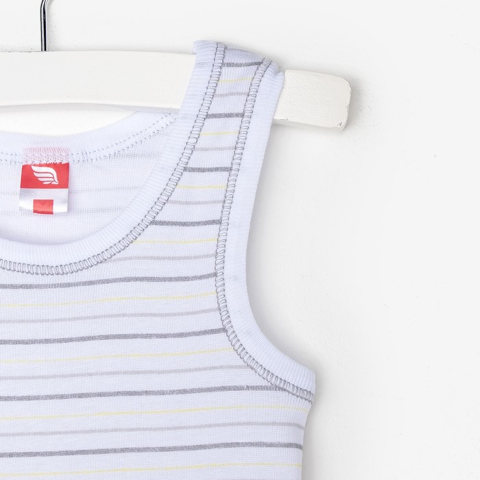 Майка для мальчика, рост 92 см (52), цвет серый