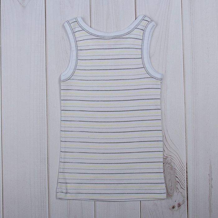 Майка для мальчика, рост 92 см (52), цвет серый