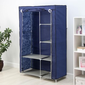 Шкаф для одежды, 103×43×164 см, цвет синий от Сима-ленд