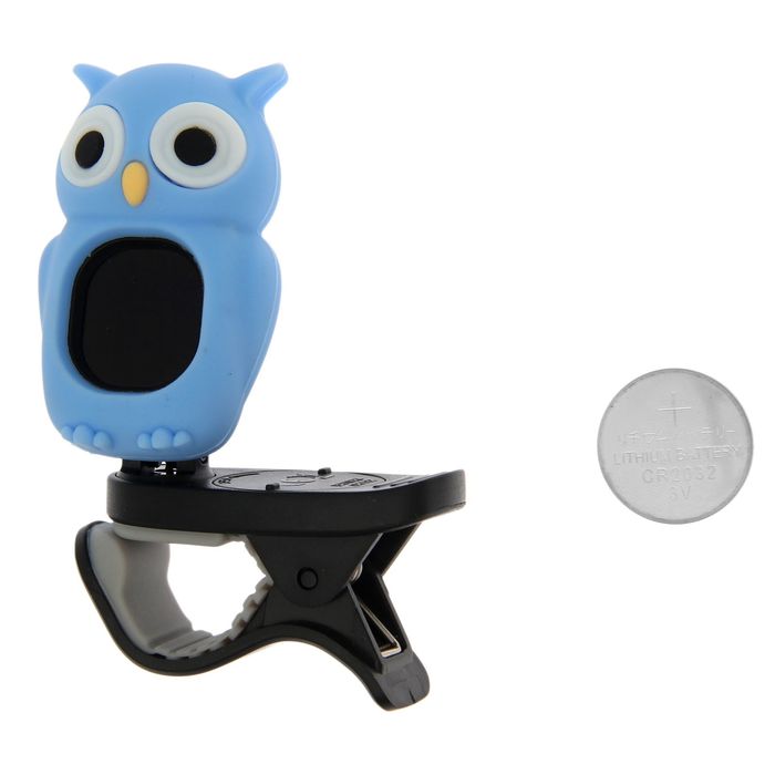 FLIGHT OWL BLUE тюнер хроматический, сова, цвет голубой