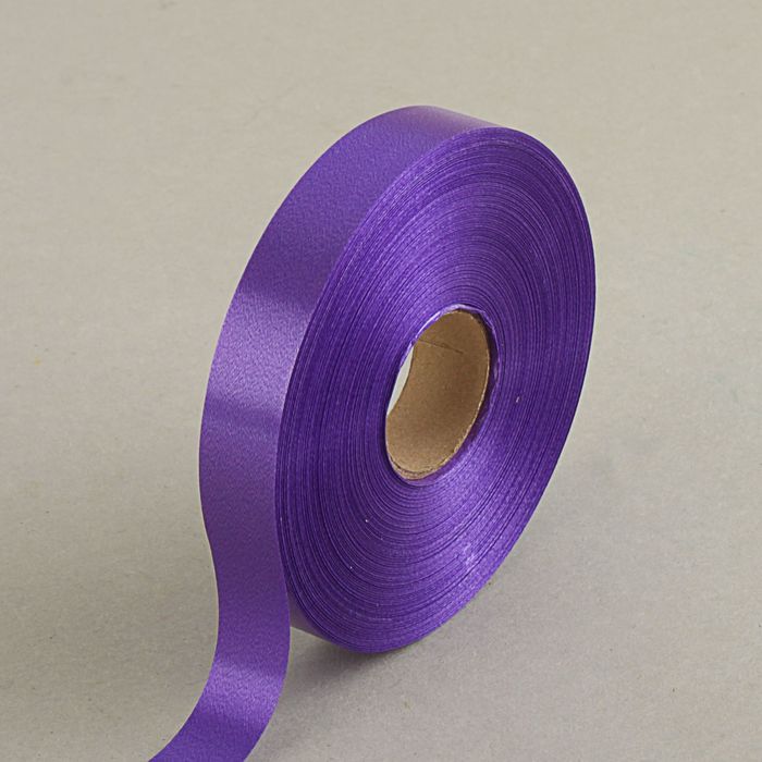Лента для декора и подарков фиолетовая, 2 см х 91 м