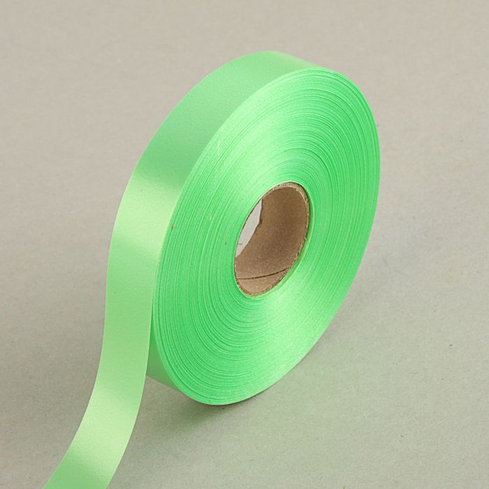 Лента для декора и подарков светло-зеленая, 2 см х 91 м