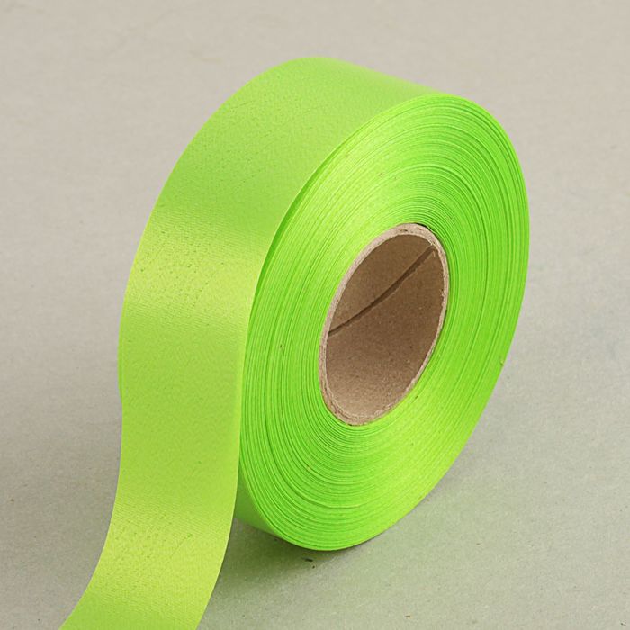 Лента для декора и подарков "Муар" салатовая, 3 см х 45 м