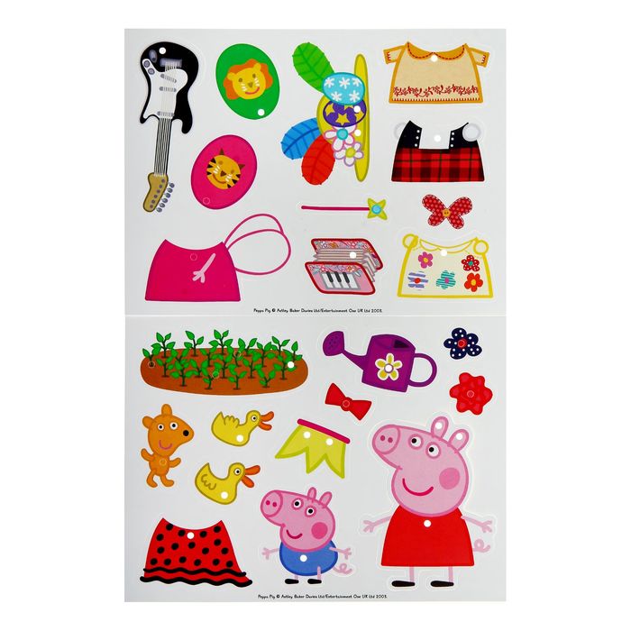 Мозаика с аппликацией «Пеппа-модница»