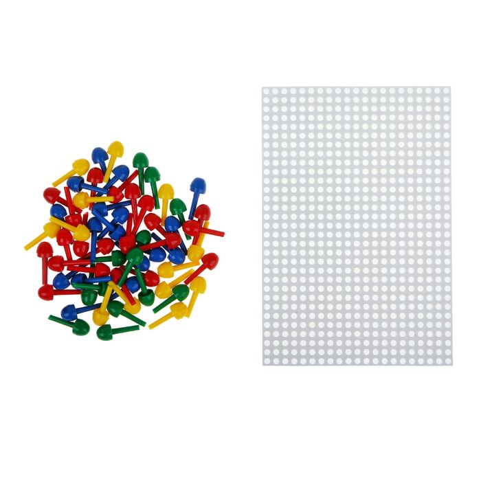 Мозаика с аппликацией «Пеппа-модница»