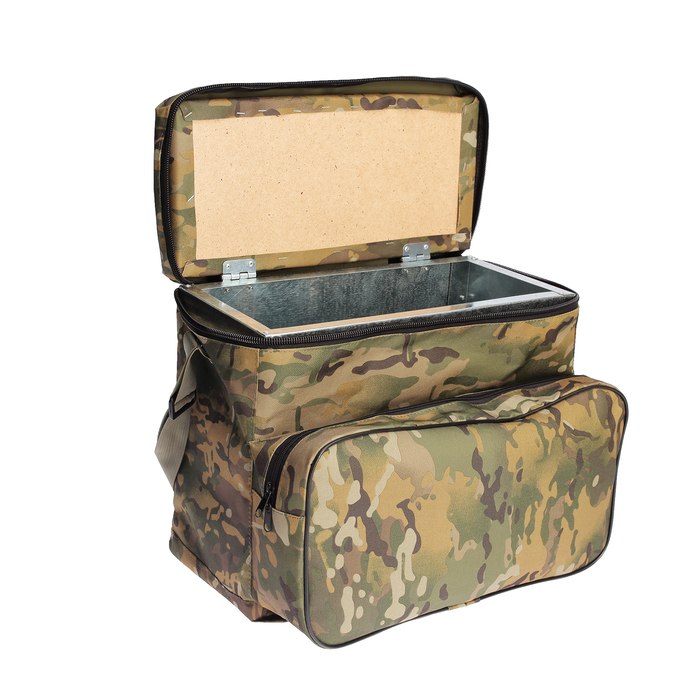 Ящик зимний оцинкованный ДМ, в сумке, 23 л