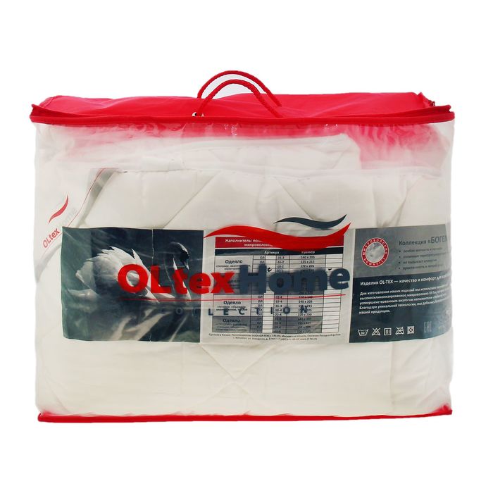 Одеяло ОЛ-Текс Богема всесез.облегченное 200*220 ± 5 см, микроволокно, сатин-страйп, 300гр/м