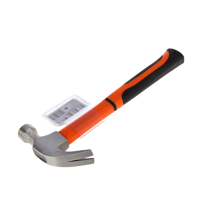 Молоток столярный NEO, 450 г, рукоятка из стекловолокна, прорезиненный захват