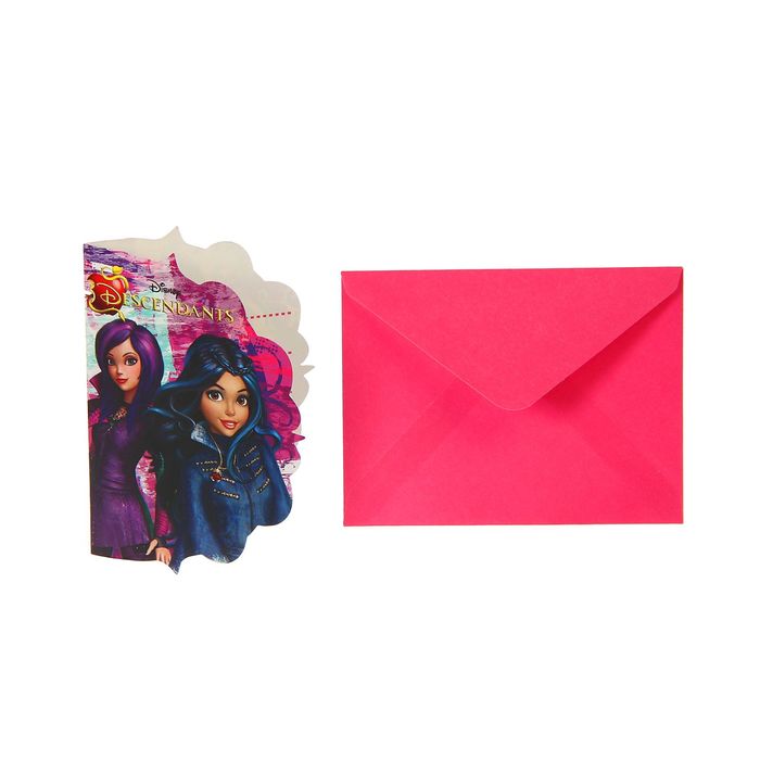 Приглашения "Наследники" (набор 6 шт) / Descendants