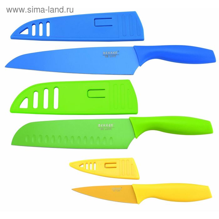 Набор ножей Bekker, 3 предмета набор ножей bekker 3 предмета