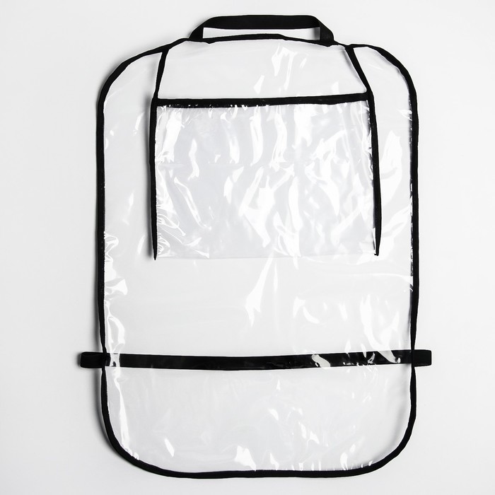 Органайзер-незапинайка на спинку сиденья, с карманом для планшета, цвета МИКС