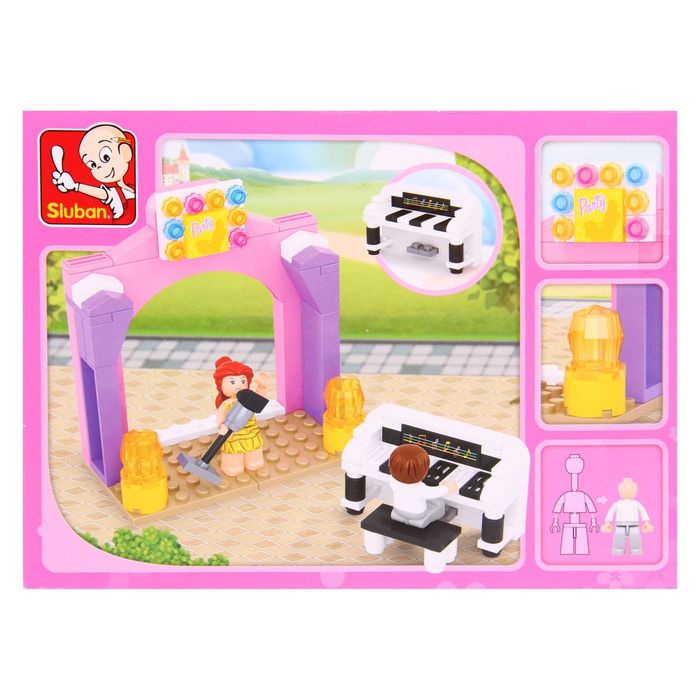 Конструктор «Розовая мечта: концертная сцена», 109 деталей