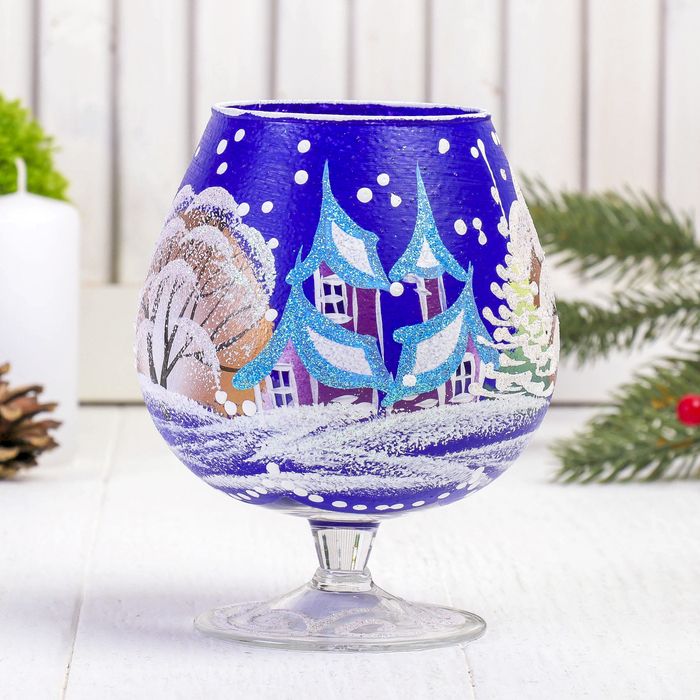 Ваза-подсвечник "Ночное волшебство" бокал, 0,5 л