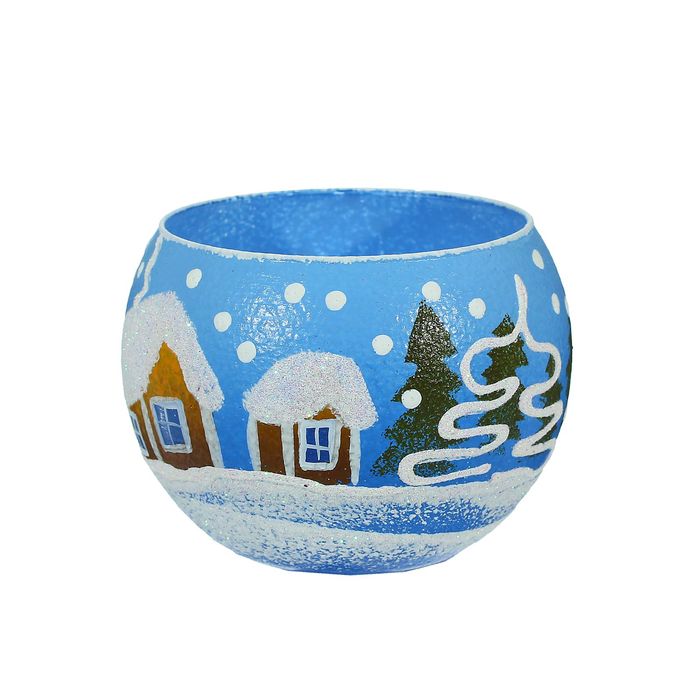 Ваза-подсвечник "Новогодние сумерки"