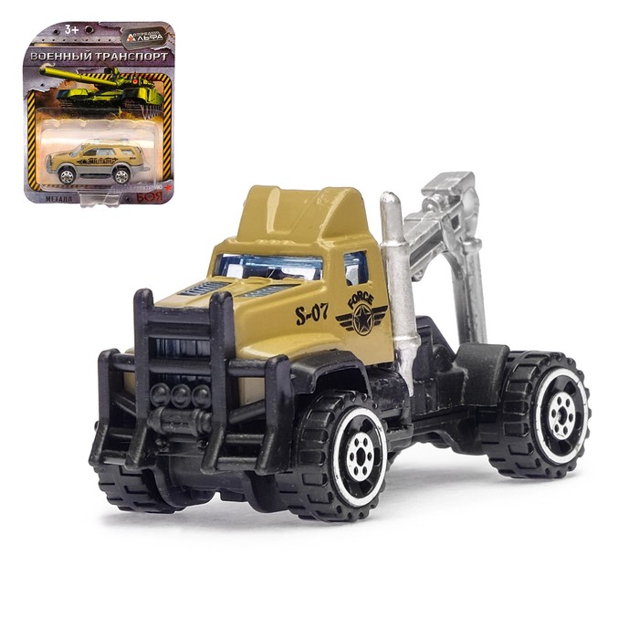 Машина металлическая "Военный транспорт", МИКС