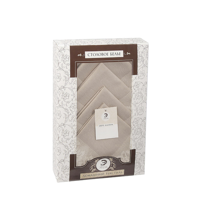 Столовый набор "Этель" Елена, скатерть 150х250 см, салфетки 45х45 см-10 шт.