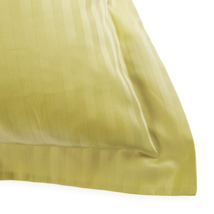 Комплект наволочек "Этель basic" оливковый,50*70+5 см-2 шт,страйп-сатин,135 г/м2
