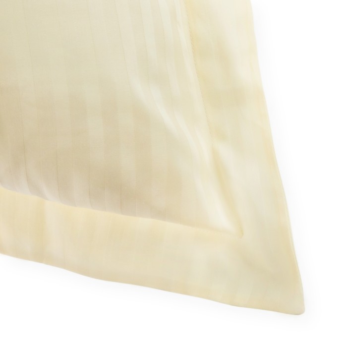 Комплект наволочек "Этель basic" молочный,50*70+5 см-2 шт,страйп-сатин,135 г/м2