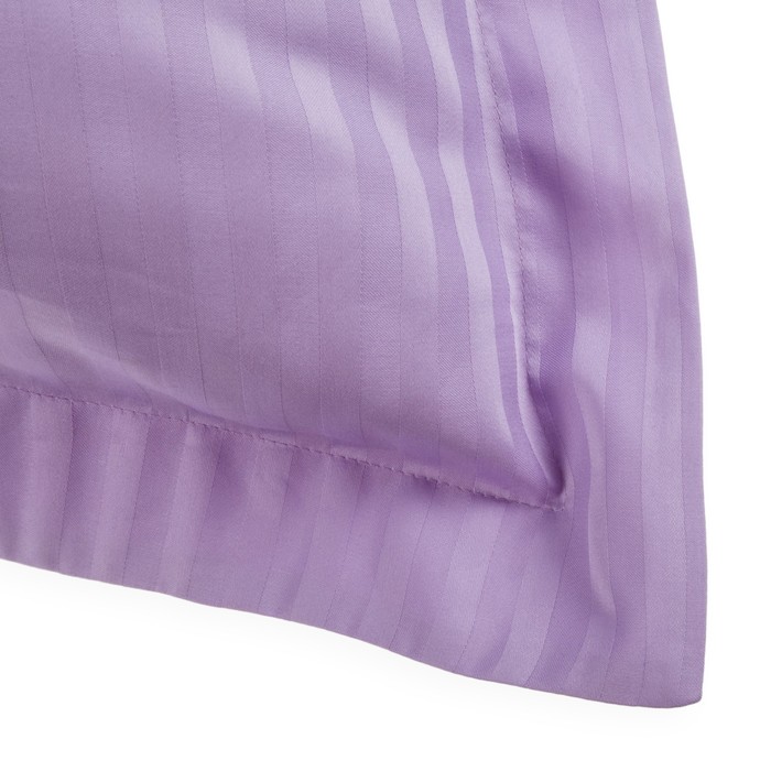 Комплект наволочек "Этель basic" лиловый,50*70+5 см-2 шт,страйп-сатин,135 г/м2