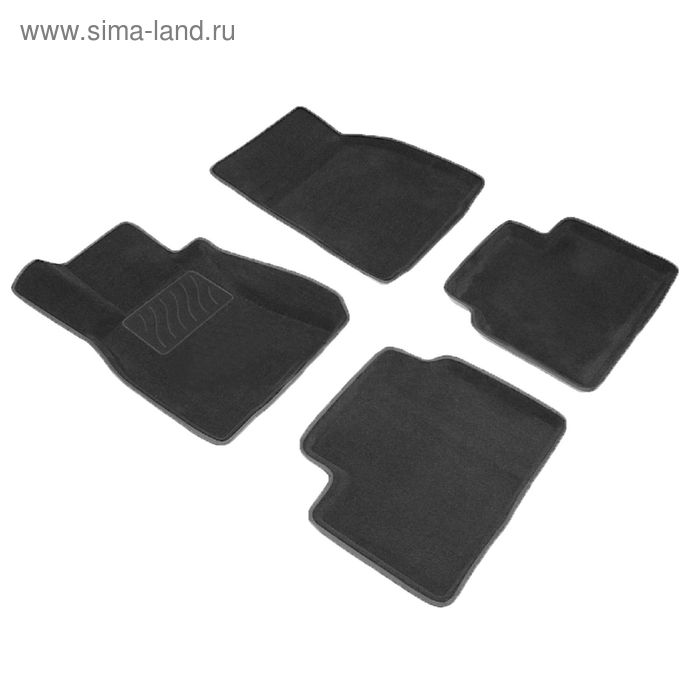 

Коврик ворсовый для Hyundai SANTA FE, 2006-2010, Черный