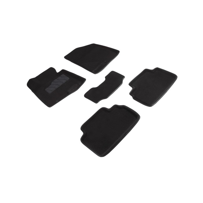 Коврик ворсовый для Kia CEE'D, 2012-, Черный коврик ворсовый для kia cee d 2012 черный