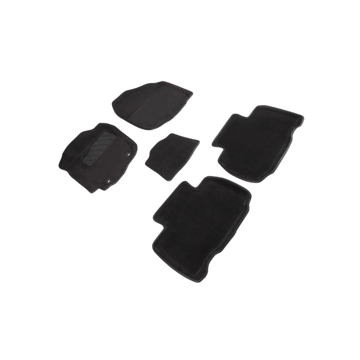 Коврик ворсовый для Toyota RAV 4 IV, 2012-2019, Черный коврик ворсовый для kia optima iv 2015 2019 черный