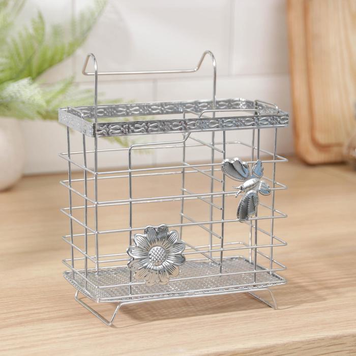 Сушилка для столовых приборов подвесная на ножках "Бабочки"