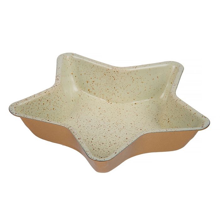 Форма для выпечки с керамическим покрытием "Золото. Звезда" 13,5х2,5 см