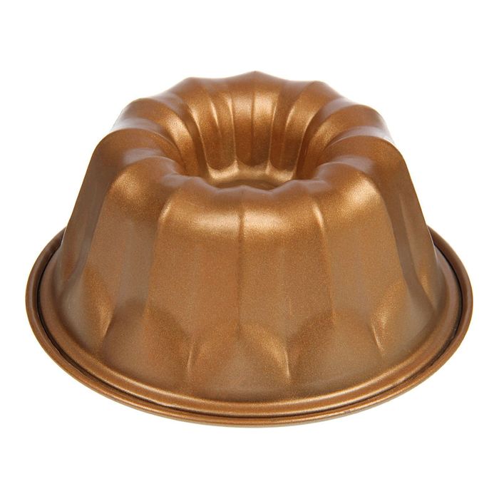 Форма для выпечки с керамическим покрытием "Немецкий кекс. Золото" 12,2х4,2 см