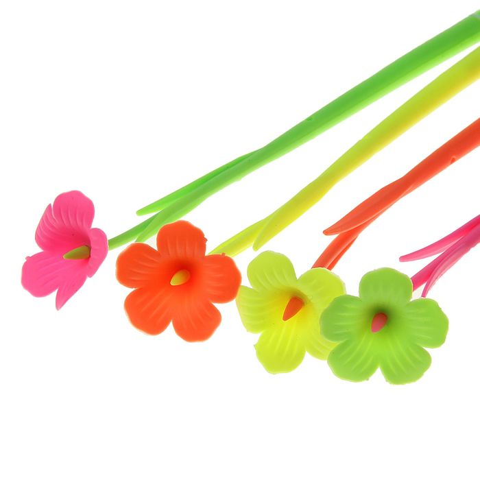 Ручка шариковая-прикол Цветок МИКС