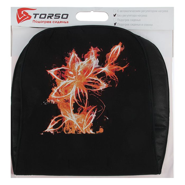 Подогрев сидений TORSO "Огненный цветок", без регулятора, хлопок
