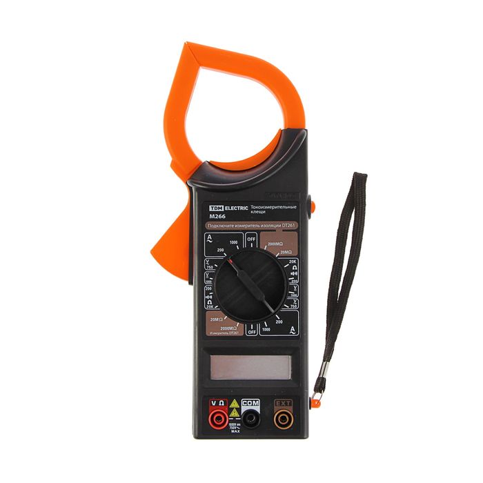 Токоизмерительные клещи TDM "МастерЭлектрик", М266, SQ1005-0004