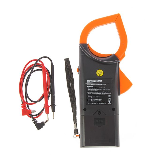Токоизмерительные клещи TDM "МастерЭлектрик", М266, SQ1005-0004