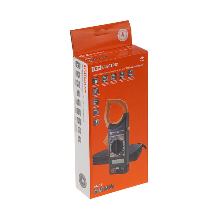 Токоизмерительные клещи TDM "МастерЭлектрик", М266, SQ1005-0004